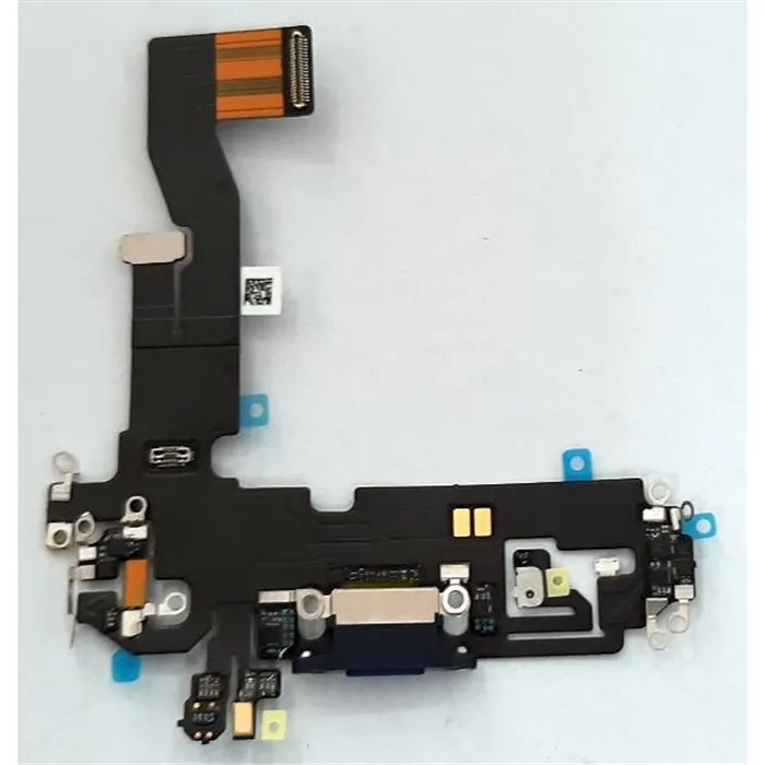 Flex puerto carga azul marino para IPhone 12 Pro A2407 A2341 A2406 A2408 compatible