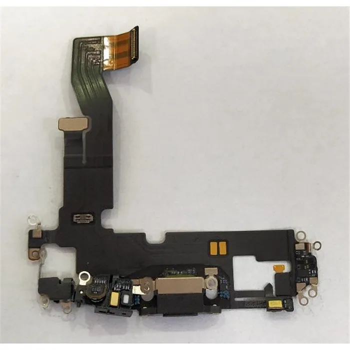 Flex puerto carga negro para IPhone 12 Pro A2407 A2341 A2406 A2408 calidad premium