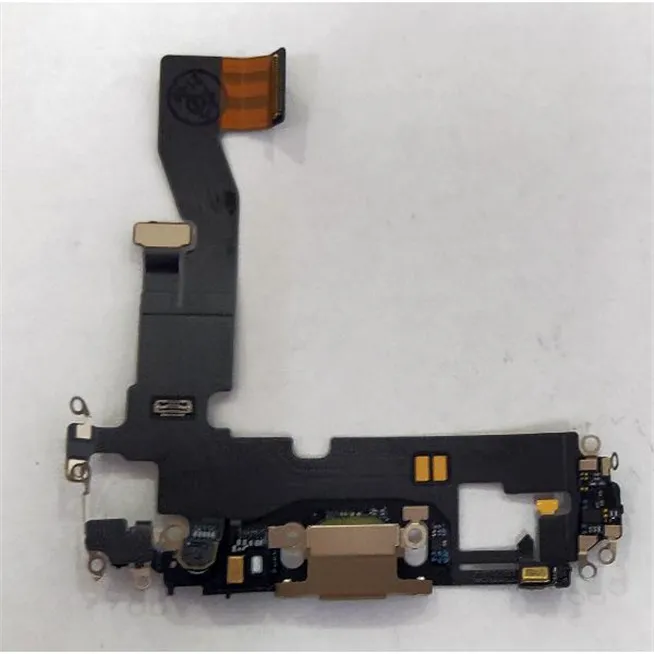 Flex puerto carga dorado para IPhone 12 Pro A2407 A2341 A2406 A2408 calidad premium