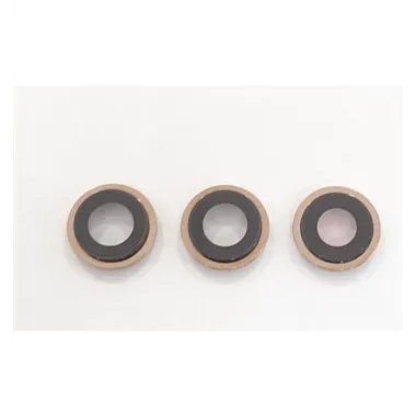 Set 3 cubierta camara dorada para IPhone 12 Pro A2407 A2341 A2406 A2408 calidad premium