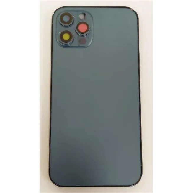 Carcasa central o marco azul para IPhone 12 Pro A2407 A2341 A2406 A2408 mas tapa trasera mas cubierta