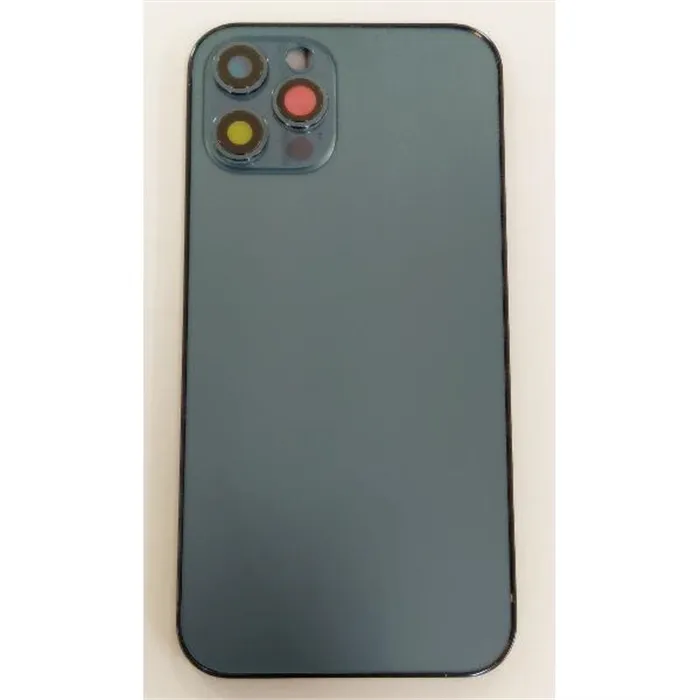 Carcasa central o marco azul para IPhone 12 Pro A2407 A2341 A2406 A2408 mas tapa trasera mas cubierta