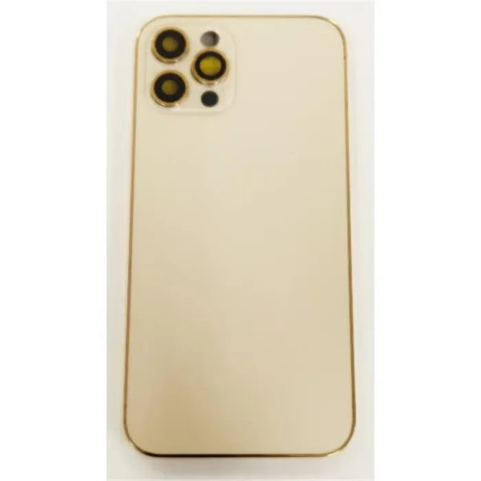 Carcasa trasera o marco dorado para IPhone 12 Pro A2407 A2341 A2406 A2408 mas tapa mas cubierta