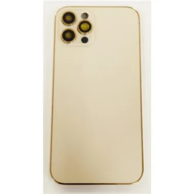 Carcasa trasera o marco dorado para IPhone 12 Pro A2407 A2341 A2406 A2408 mas tapa mas cubierta
