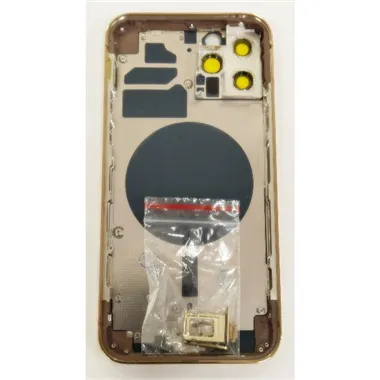 Carcasa trasera o marco dorado para IPhone 12 Pro A2407 A2341 A2406 A2408 mas tapa mas cubierta