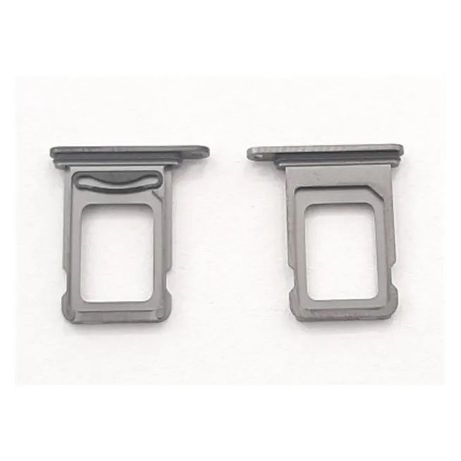 Soporte o bandeja dual sim negra para IPhone 12 Pro A2407 A2341 A2406 A2408 IPhone 12 Pro Max A2342 A2410 A2411 A24