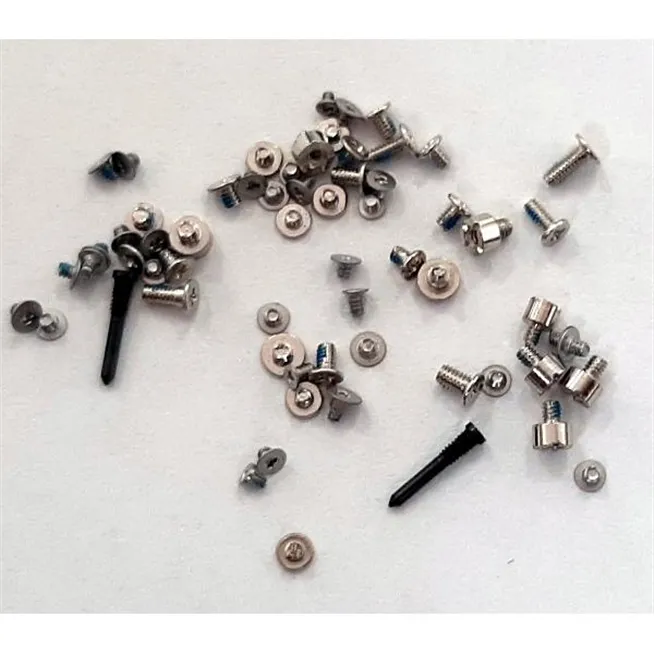 Set tornillos negros para IPhone 12 Pro A2407 A2341 A2406 A2408 calidad premium