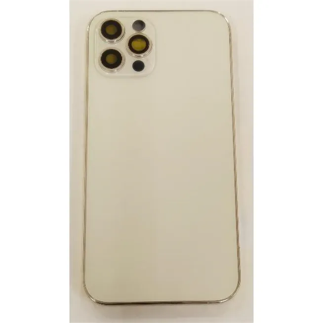Carcasa central o marco blanco para IPhone 12 Pro A2407 A2341 A2406 A2408 mas tapa trasera mas cubierta