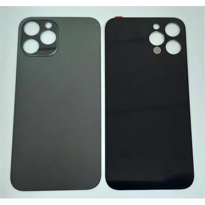 Tapa trasera o tapa bateria negra facil instalacion para IPhone 12 Pro Max A2342 A2410 A2411 A2412