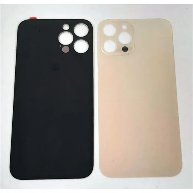 Tapa trasera o tapa bateria dorada facil instalacion para IPhone 12 Pro Max A2342 A2410 A2411 A2412