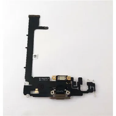Flex puerto de carga dorado para Iphone 12 Pro Max compatible