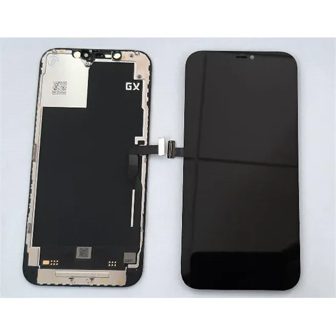 Nueva version Pantalla GX soft oled para IPhone 12 Pro Max mas tactil negro compatible
