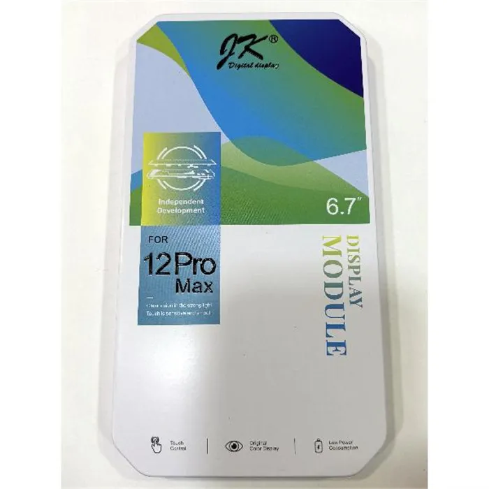 Pantalla LCD INCELL iPhone 12 Pro Max A2411 A2342 A2410 A2412 JK FHD mas tactil negro