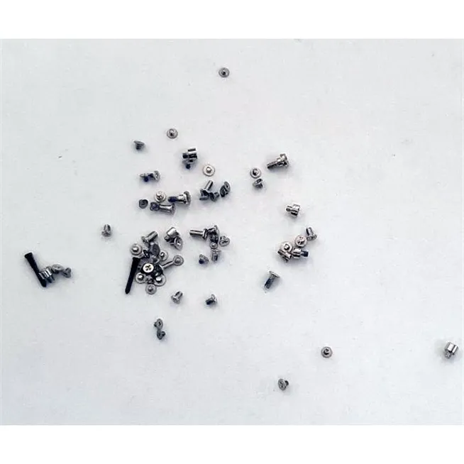 Set tornillos negros para IPhone 12 Pro Max A2342 A2410 A2411 A2412 calidad premium