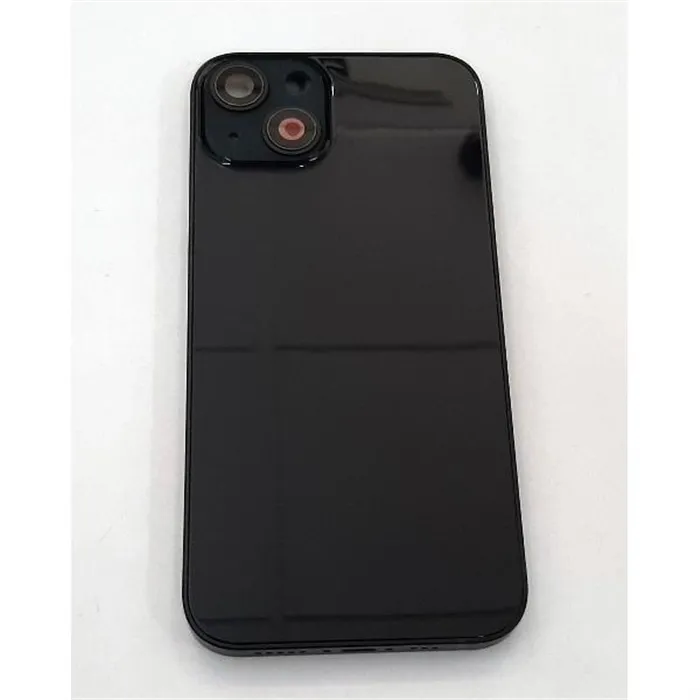 Carcasa central mas tapa trasera negra para IPhone 13 A2633