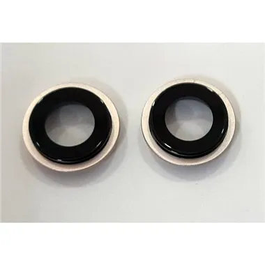 Set 2 cubierta camara blanca para IPhone 13 IPhone 13 Mini calidad premium