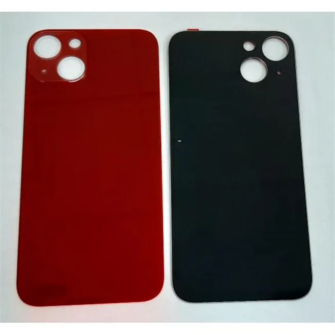 Tapa trasera o tapa bateria roja facil instalacion para IPhone 13 A2633