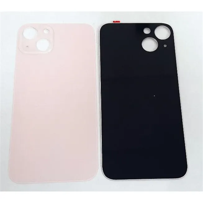 Tapa trasera o tapa bateria rosa facil instalacion para IPhone 13 A2633