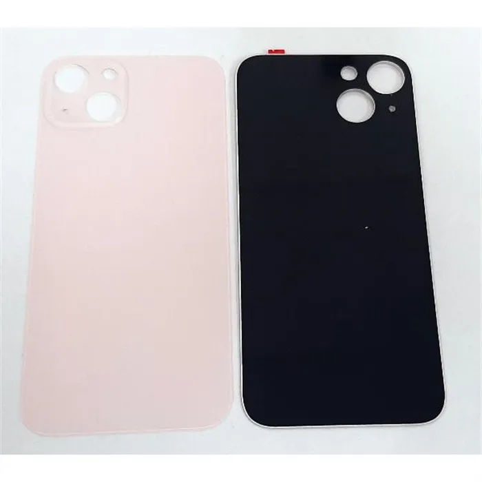 Tapa trasera o tapa bateria rosa facil instalacion para IPhone 13 A2633