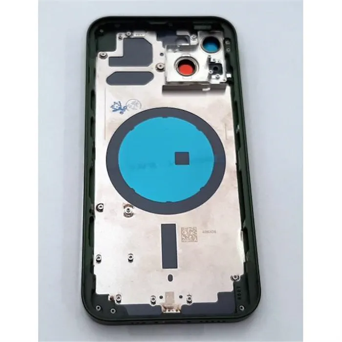 Carcasa central mas tapa trasera verde para IPhone 13 A2633