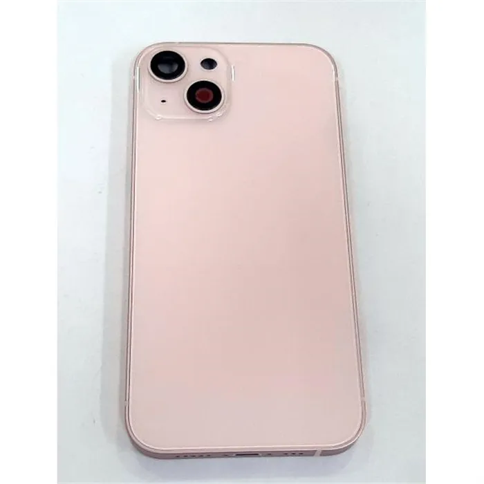 Carcasa central mas tapa trasera rosa para IPhone 13 A2633
