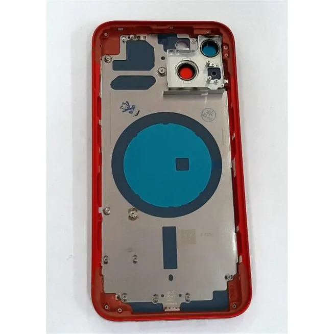 Carcasa central mas tapa trasera roja para IPhone 13 A2633