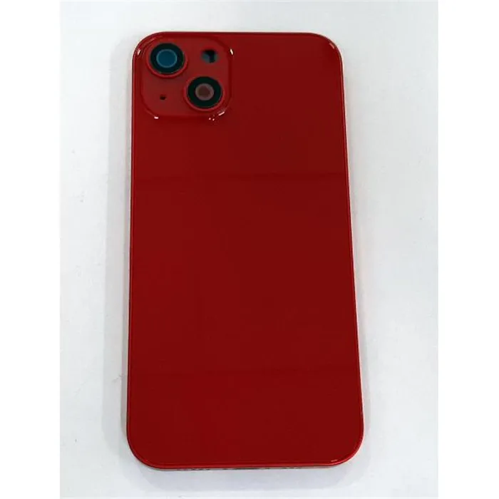 Carcasa central mas tapa trasera roja para IPhone 13 A2633