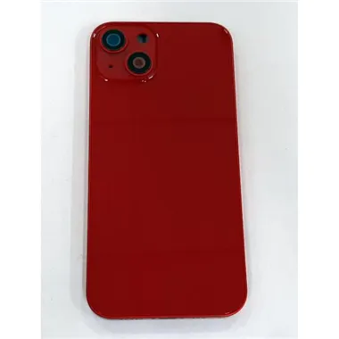 Carcasa central mas tapa trasera roja para IPhone 13 A2633