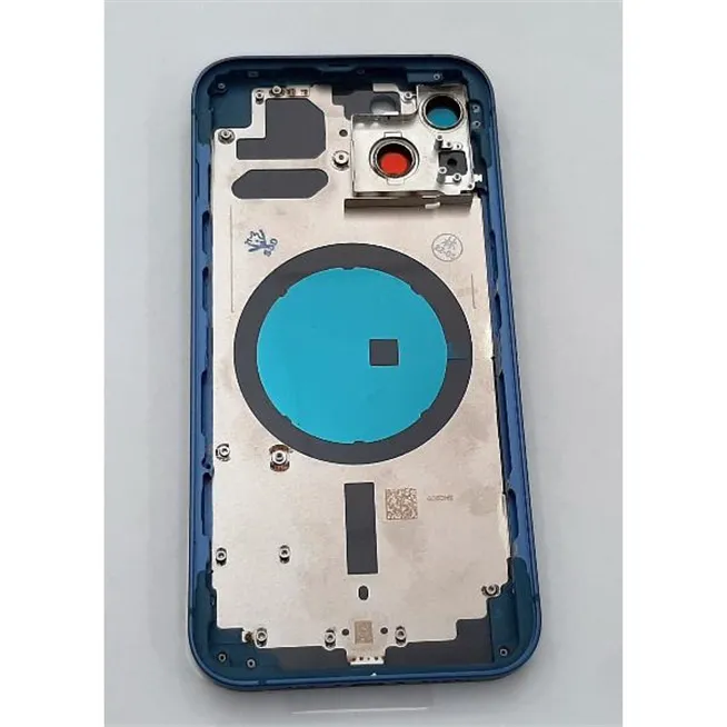 Carcasa central mas tapa trasera azul para IPhone 13 A2633