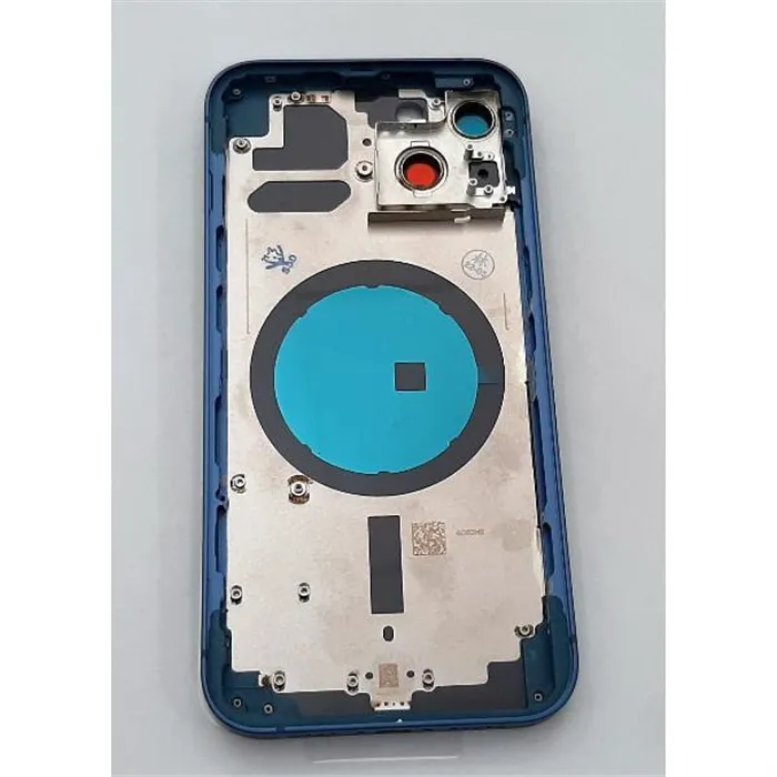 Carcasa central mas tapa trasera azul para IPhone 13 A2633