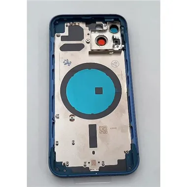 Carcasa central mas tapa trasera azul para IPhone 13 A2633