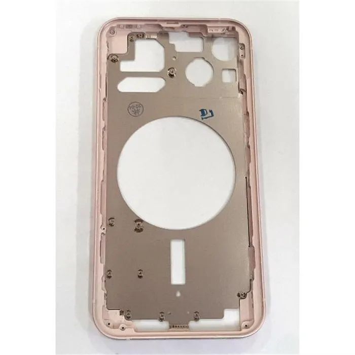 Carcasa central o marco rosa para IPhone 13 calidad premium