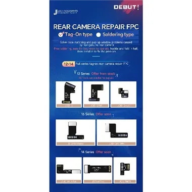 JC flex FPC iPhone 13 13 Mini para reparación mensaje camara no genuina (no necesita soldar)