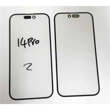 Cristal negro mas lamina oca para IPhone 14 Pro