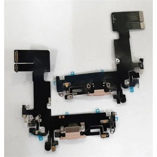 Flex puerto carga dorado para IPhone 13 compatible