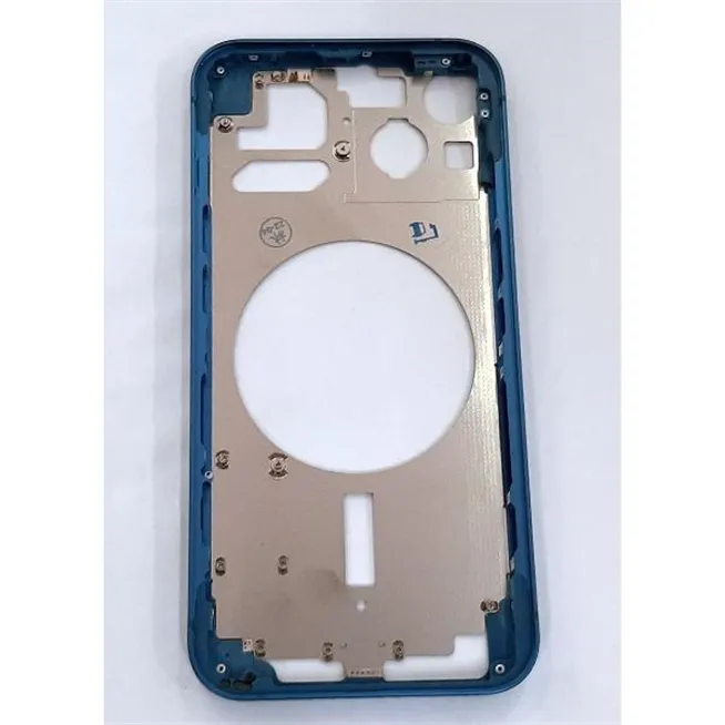 Carcasa central o marco azul para IPhone 13 calidad premium