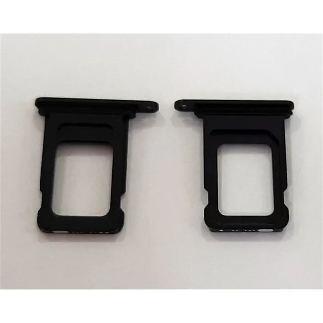 Soporte o bandeja single sim negra para IPhone 13 calidad premium