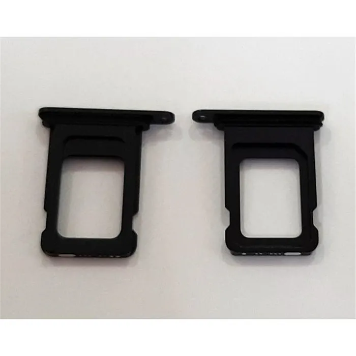 Soporte o bandeja single sim negra para IPhone 13 calidad premium