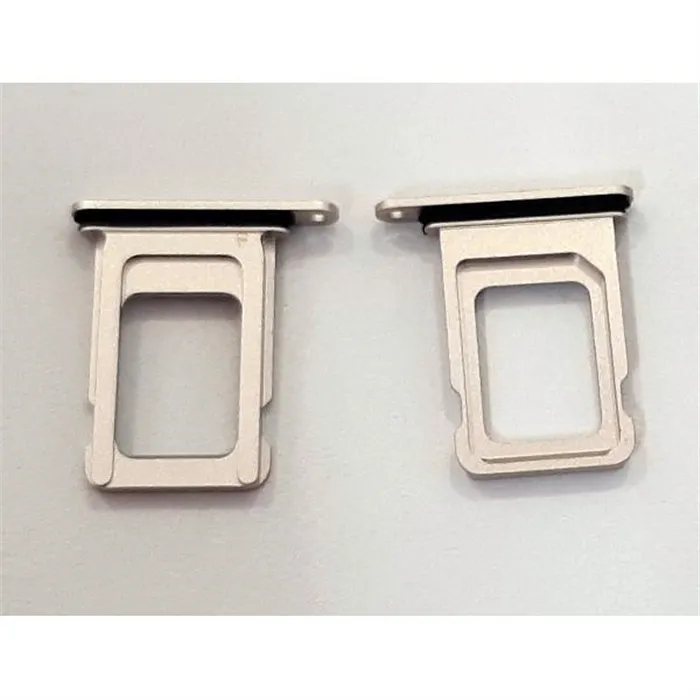 Soporte o bandeja single sim blanca para IPhone 13 calidad premium