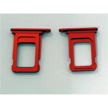 Soporte o bandeja single sim roja para IPhone 13 calidad premium