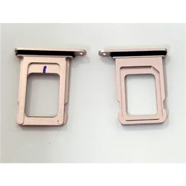Soporte o bandeja single sim rosa para IPhone 13 calidad premium