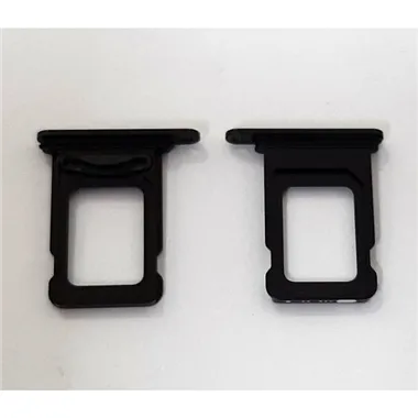 Soporte o bandeja dual sim negra para IPhone 13 calidad premium