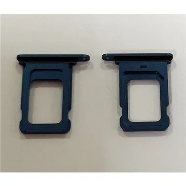 Soporte o bandeja single sim azul para IPhone 13 calidad premium