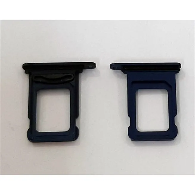 Soporte o bandeja dual sim azul para IPhone 13  calidad premium