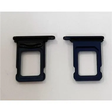 Soporte o bandeja dual sim azul para IPhone 13  calidad premium