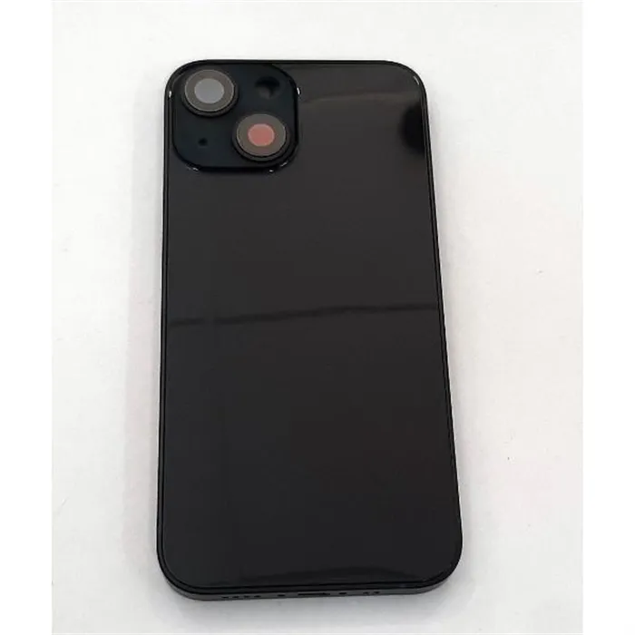 Carcasa central mas tapa trasera negra para IPhone 13 Mini