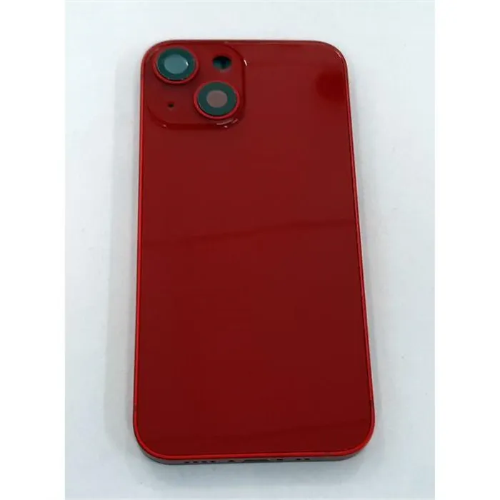 Carcasa central mas tapa trasera roja para IPhone 13 Mini