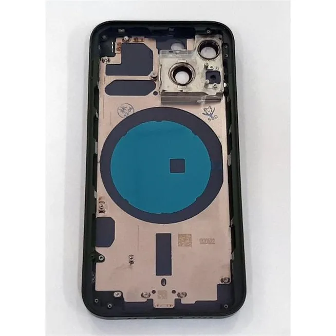 Carcasa central mas tapa trasera verde para IPhone 13 Mini CSL