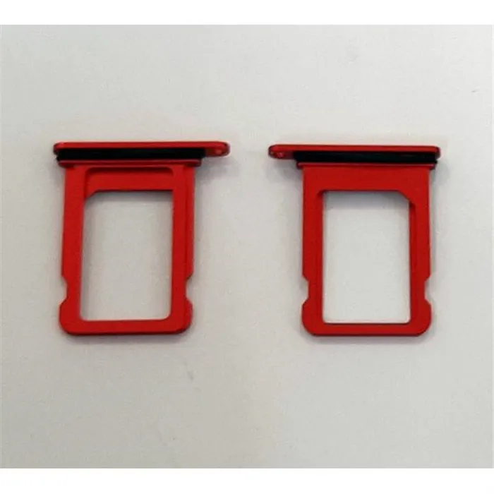 Soporte o bandeja single sim roja para IPhone 13 Mini calidad premium