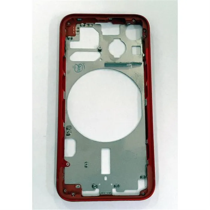 Carcasa central o marco roja para IPhone 13 Mini calidad premium